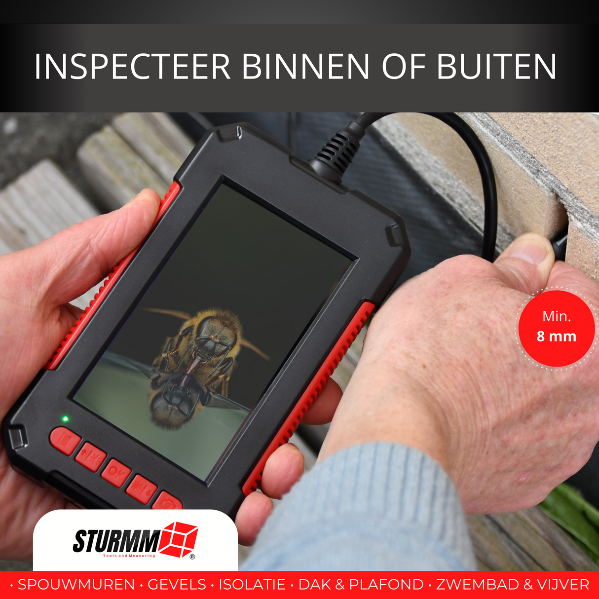 Endoscope ST-IC201 - Single camera inspection camera - 5 Meter cable
