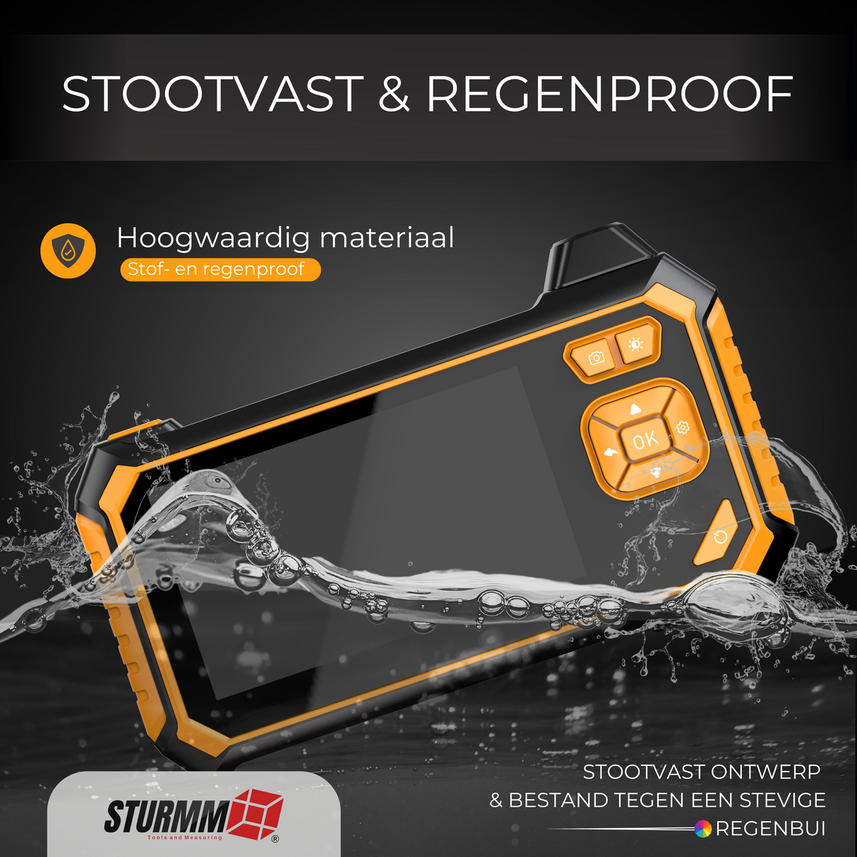 Inspection camera ST-IC210 - Endoscope with two cameras - 10 Meter cable