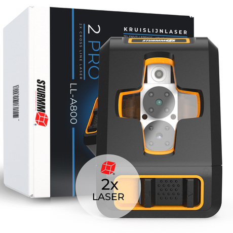 Cross Line Laser LL-A800 - Two Adjustable Lines - Green Laser