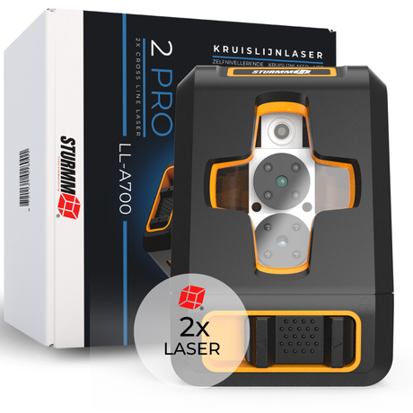 Cross Line Laser LL-A700 - Two Adjustable Lines - Red Laser