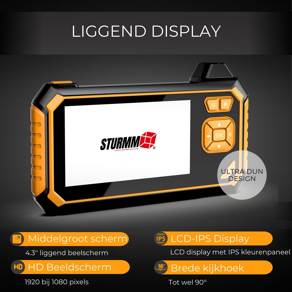 Inspection camera ST-IC210 - Endoscope with single camera - 5 Meter cable