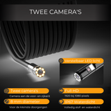 Inspection camera ST-IC210 - Endoscope with two cameras - 10 Meter cable