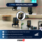 Cross Line Laser LL-A700 - Two Adjustable Lines - Red Laser