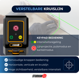 Cross Line Laser LL-A800 - Two Adjustable Lines - Green Laser