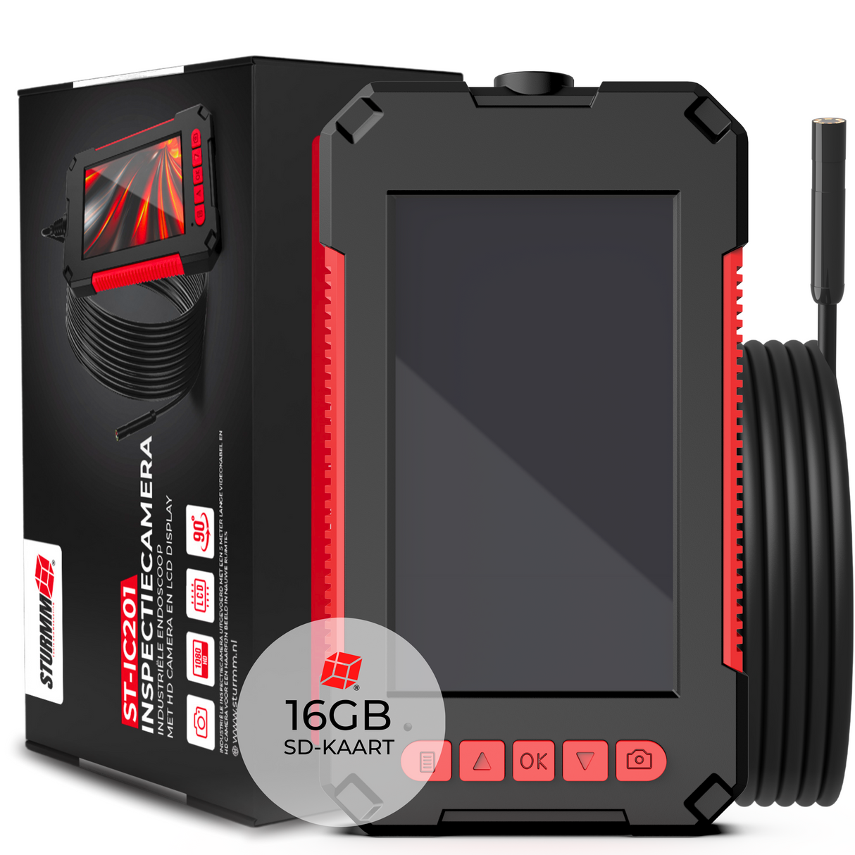 Endoscope ST-IC201 - Single camera inspection camera - 5 Meter cable